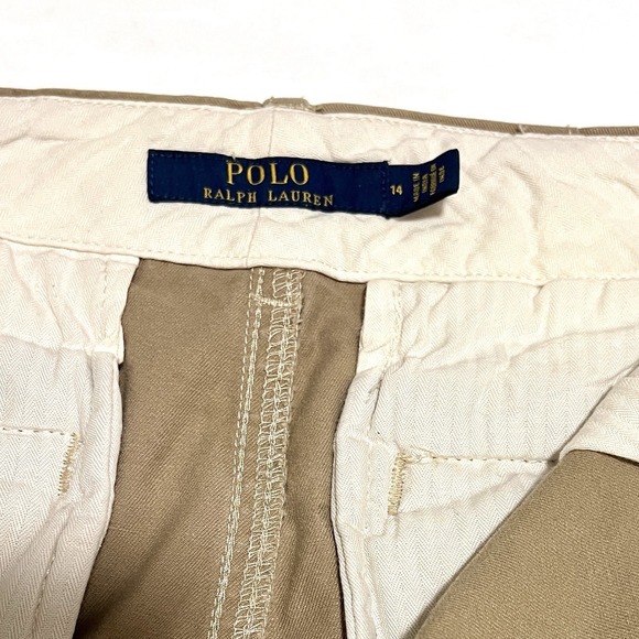 Polo Ralph Lauren Paint Splatter Big Chino 14 Cotton Twill Khaki Pants New - Picture 6 of 7